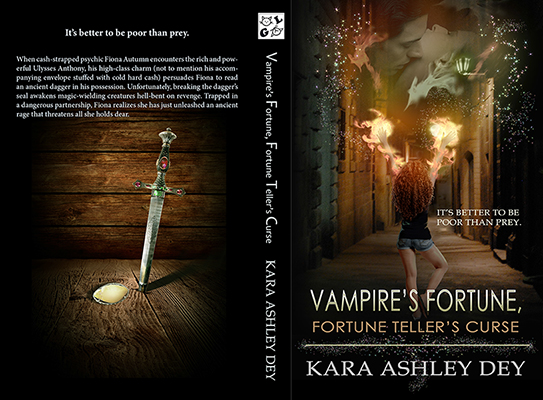 Vampire's Fortune, Fortune Teller's Curse book cover by Kara Ashley Dey